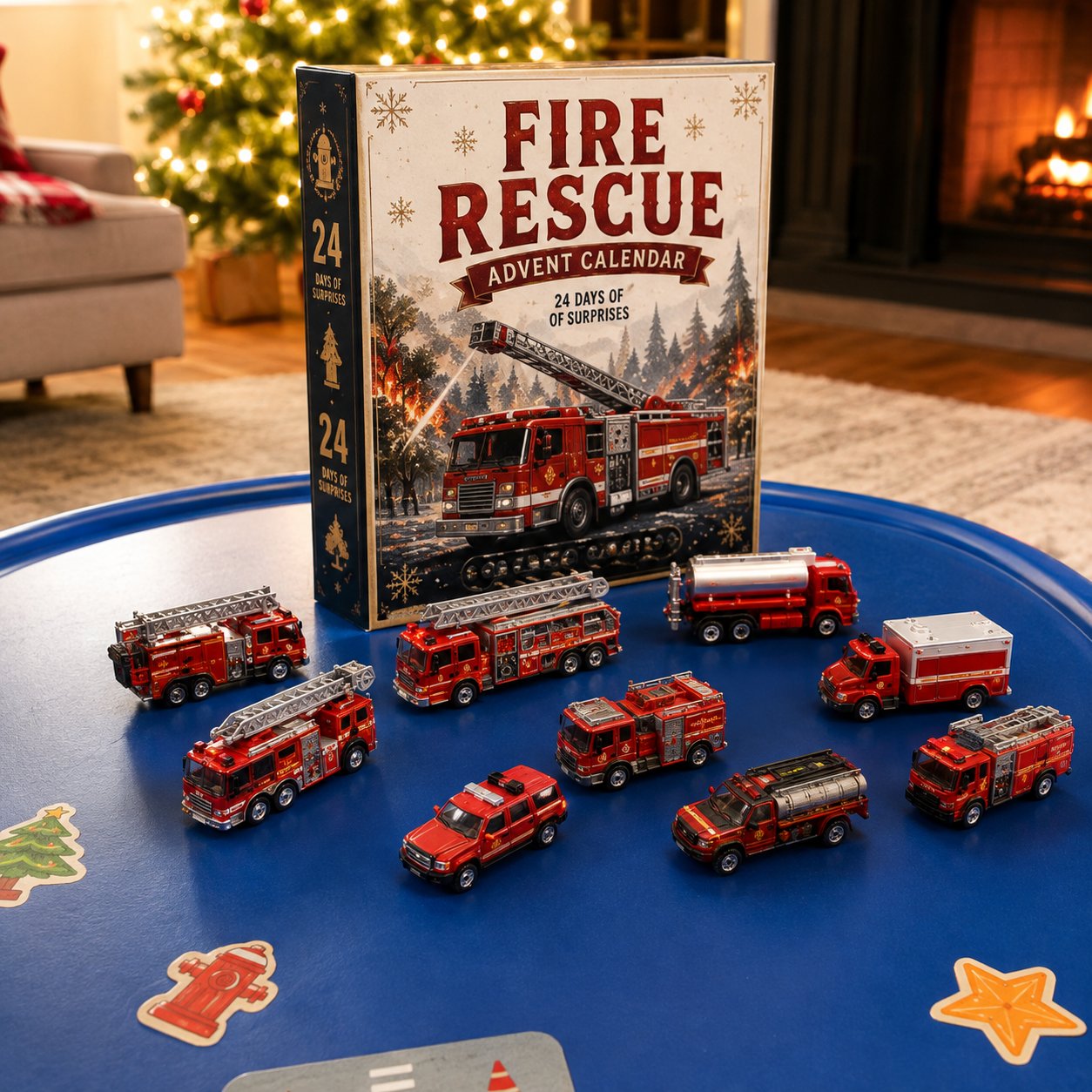 ๐Build the Fleet Collection 24-Day Vehicle Advent Calendar Series