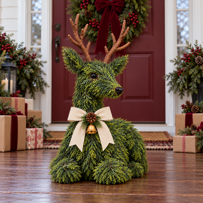 🔥LAST DAY 49% OFF -🦌Evergreen Reindeer Christmas Decoration