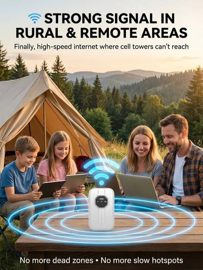 Newly upgraded in 2026, with global coverage - borderless portable Wi-Fi