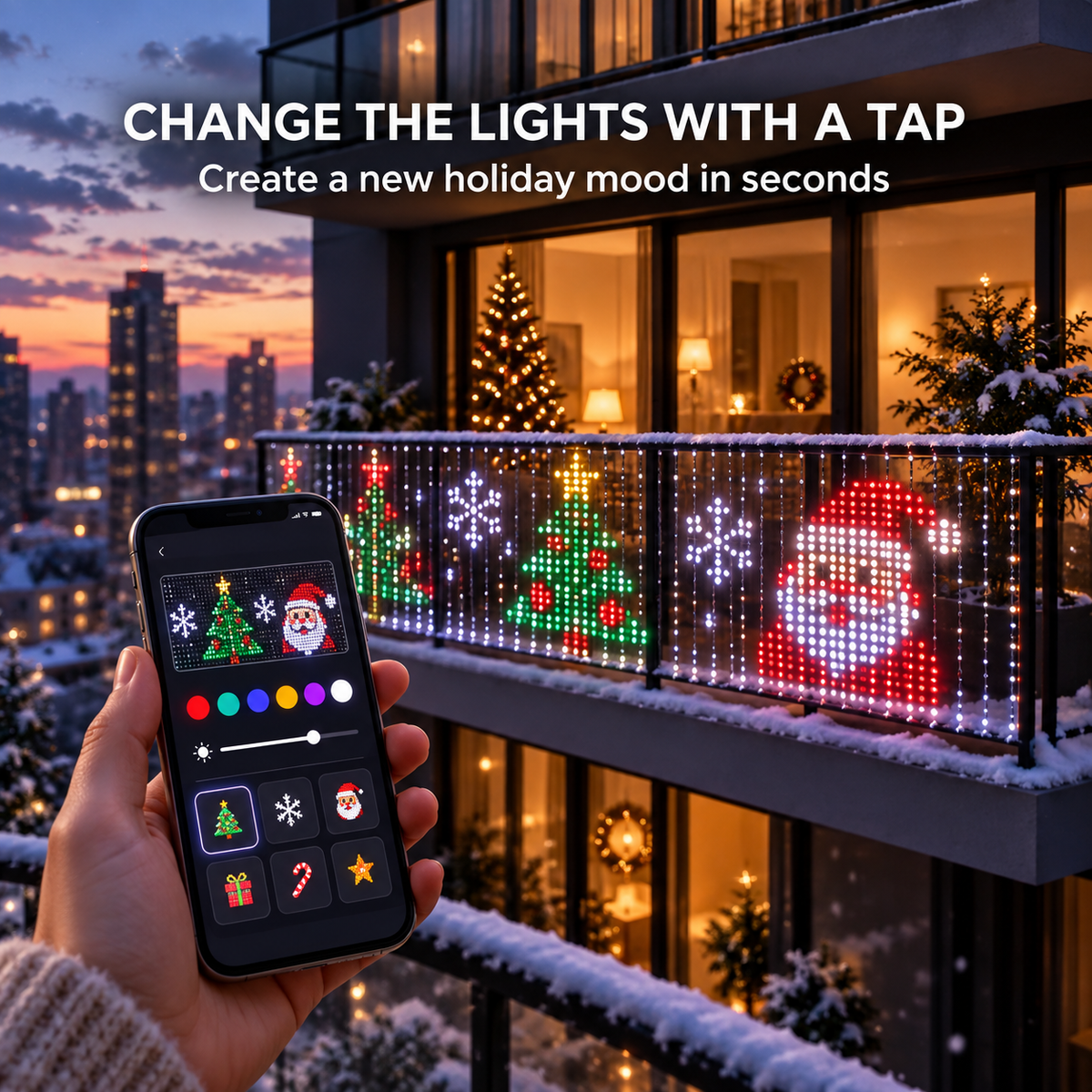 🎄 Christmas Flash Sale – Save 50% on Smart Animated Pixel Lights
