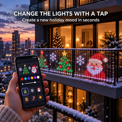 🎄 Christmas Flash Sale – Save 50% on Smart Animated Pixel Lights