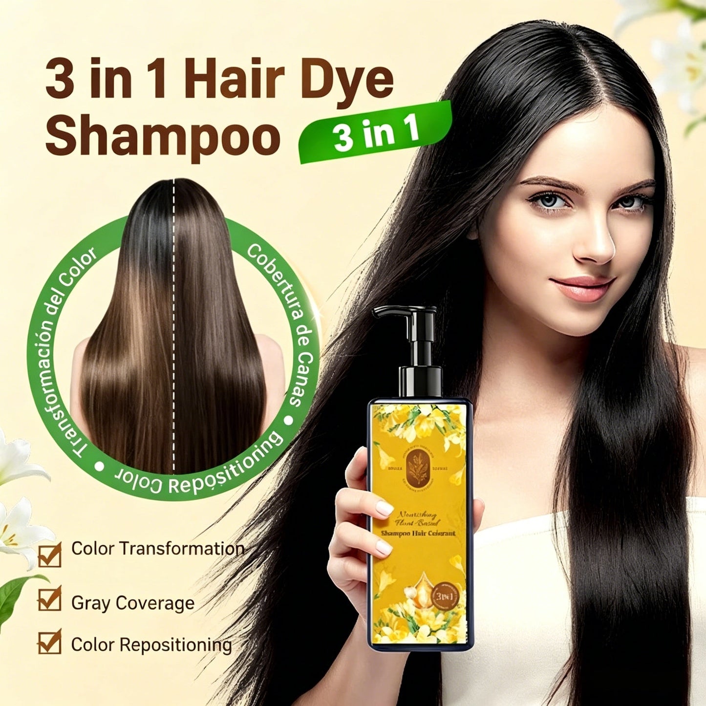 🌿Plant-Based Nutritional Hair Colorant