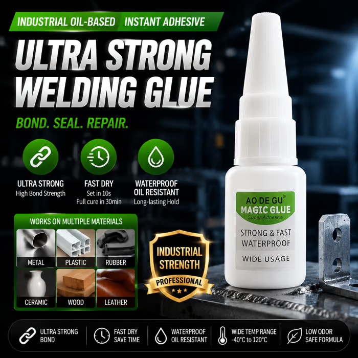 🔥🔥4PCS Heavy-Duty Super Welding Glue – Industrial-Grade Oily Adhesive Gel for Instant