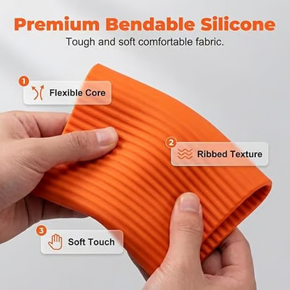 Foldable Silicone Aluminum Holder - Bendable Freely into Any Shape - Ergonomic Device Mount for Everywhere