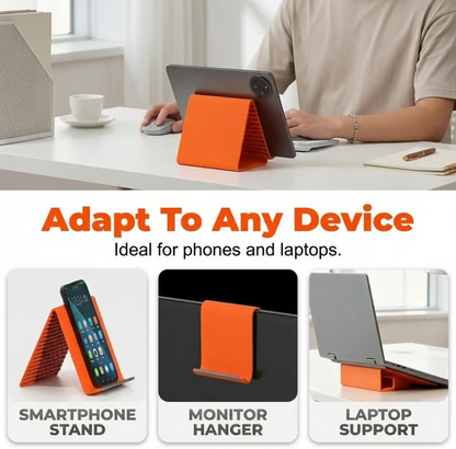 Foldable Silicone Aluminum Holder - Bendable Freely into Any Shape - Ergonomic Device Mount for Everywhere