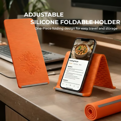Foldable Silicone Aluminum Holder - Bendable Freely into Any Shape - Ergonomic Device Mount for Everywhere