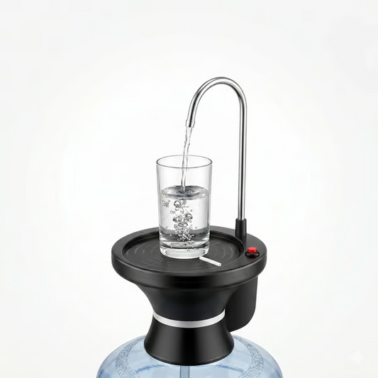 Smart Electric Water Dispenser Pump for 2-5 Gallon Water Jugs, USB Rechargeable with 2 Switch Control