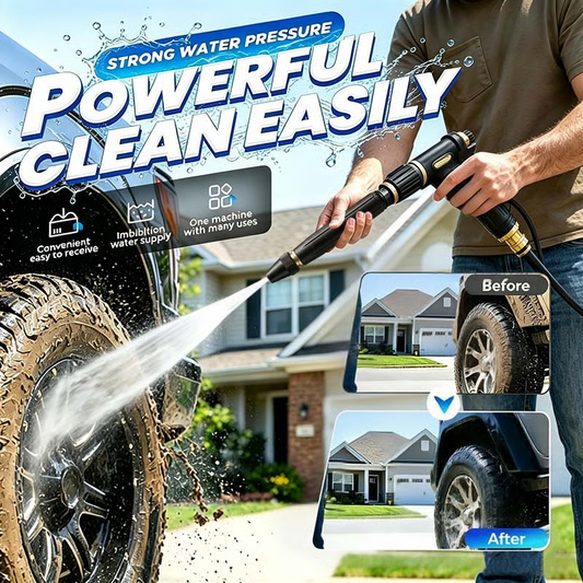 🔫✨Home High-Pressure Water Gun With Booster Nozzle And Hose