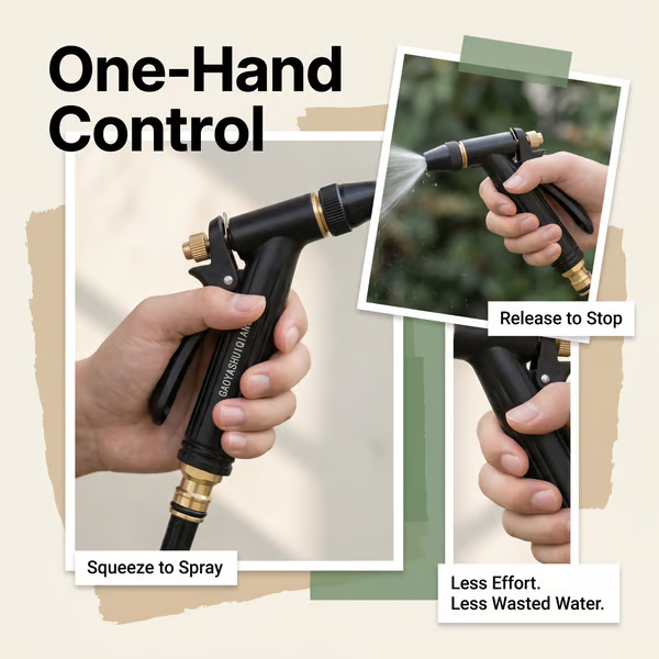 🔫✨Home High-Pressure Water Gun With Booster Nozzle And Hose
