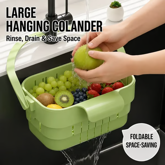 ✨ Effortless Organization for Your Kitchen ✨Foldable Hanging Sink Drain Basket
