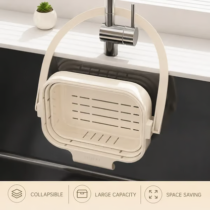 ✨ Effortless Organization for Your Kitchen ✨Foldable Hanging Sink Drain Basket