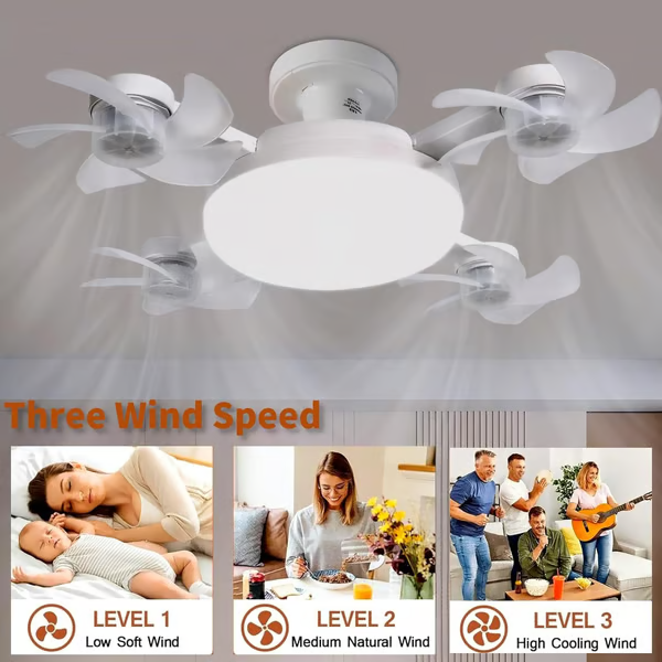 24-Hour Flash Deal⏰Ceiling Fan Light with Remote Control💡❄️