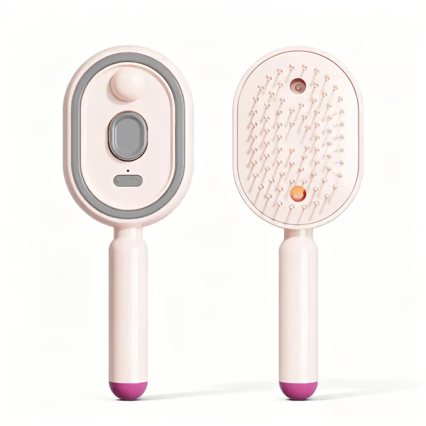 💆‍♀️ Electric Spray Air Cushion Massage Comb – Anti-Static Nano Mist Hair Brush with Scalp Massage ✨🌿