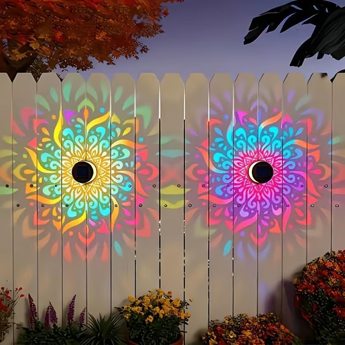 🎁Buy 1 Get 1 Free🎁2-Pack Solar Mandala Projector Wall Lights