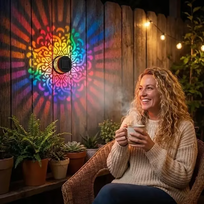 🎁Buy 1 Get 1 Free🎁2-Pack Solar Mandala Projector Wall Lights