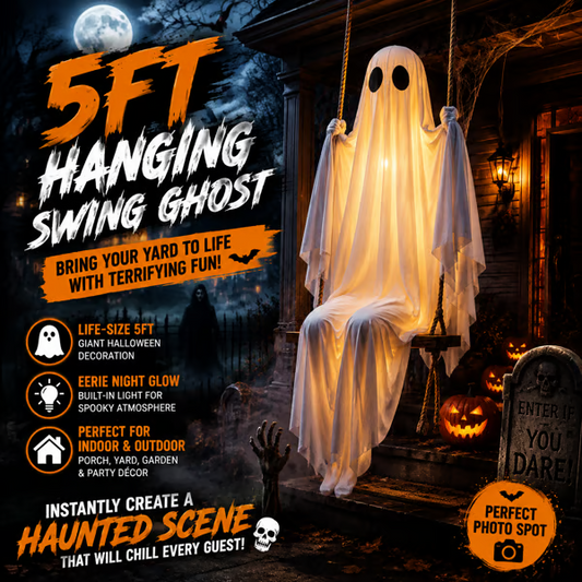 👻Halloween Hanging swing Ghost🔥