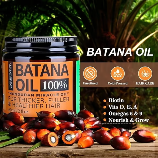 Batana Oil for Hair Growth,Raw Organic Batana Mask from Honduras🌱
