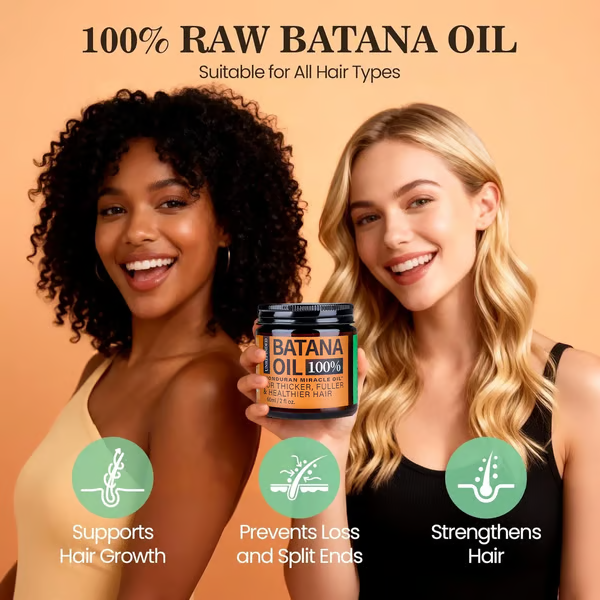 Batana Oil for Hair Growth,Raw Organic Batana Mask from Honduras🌱