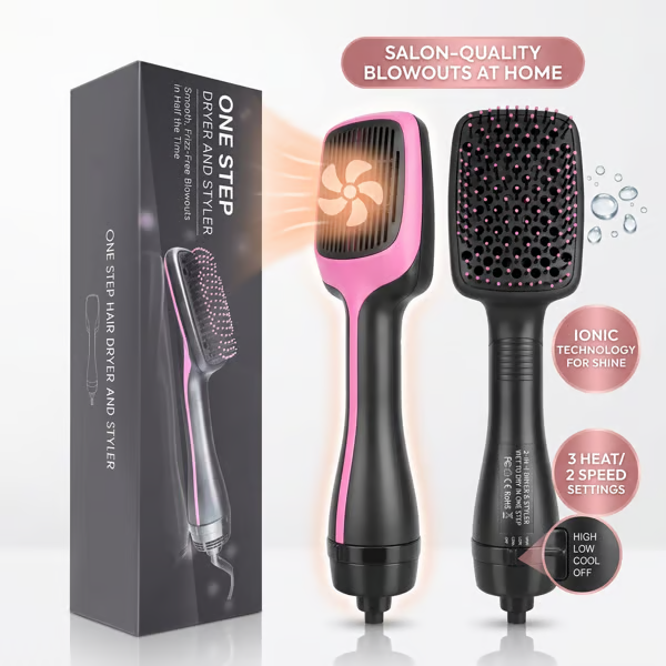🔥Limited Time-49% OFF🔥2 in 1 Comfort Comb Design Multifunctional Hair Dryer, Fast Drying Hair Styling Tool,Hairdressing Comb Hot Air Brush, Makeup Products, Hair Straightener Comb