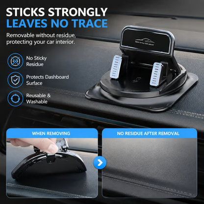 Avoid distracted driving and ensure driving safety!🚗 Car Phone Holder 360° Rotation iPhone & Android Mount