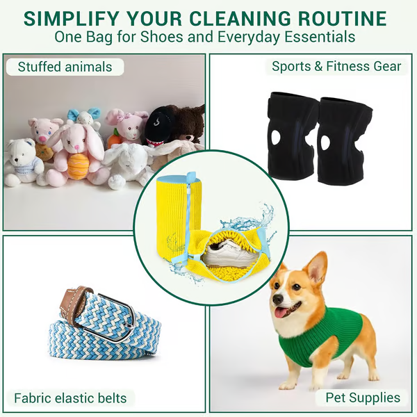 👟No-Scrub Shoe Washing Bag - Clean & Protect Your Sneakers In The Washing Machine