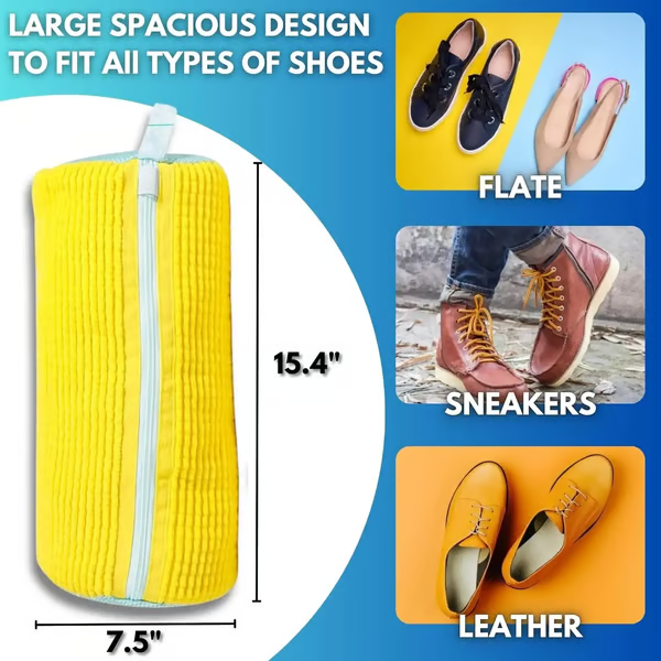 👟No-Scrub Shoe Washing Bag - Clean & Protect Your Sneakers In The Washing Machine
