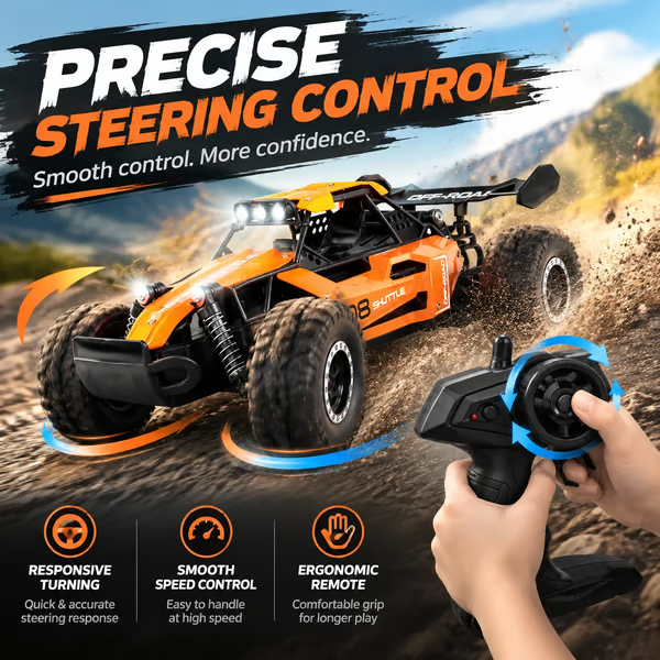 High-Speed RC Off-Road Car