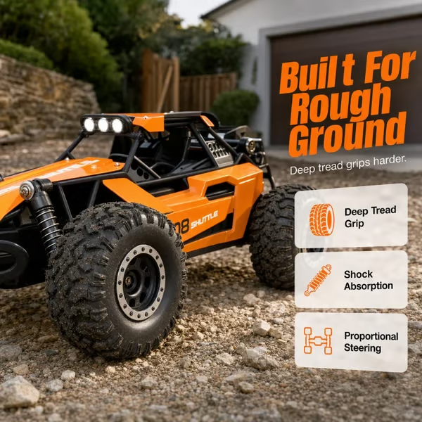 High-Speed RC Off-Road Car
