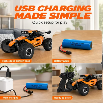 High-Speed RC Off-Road Car