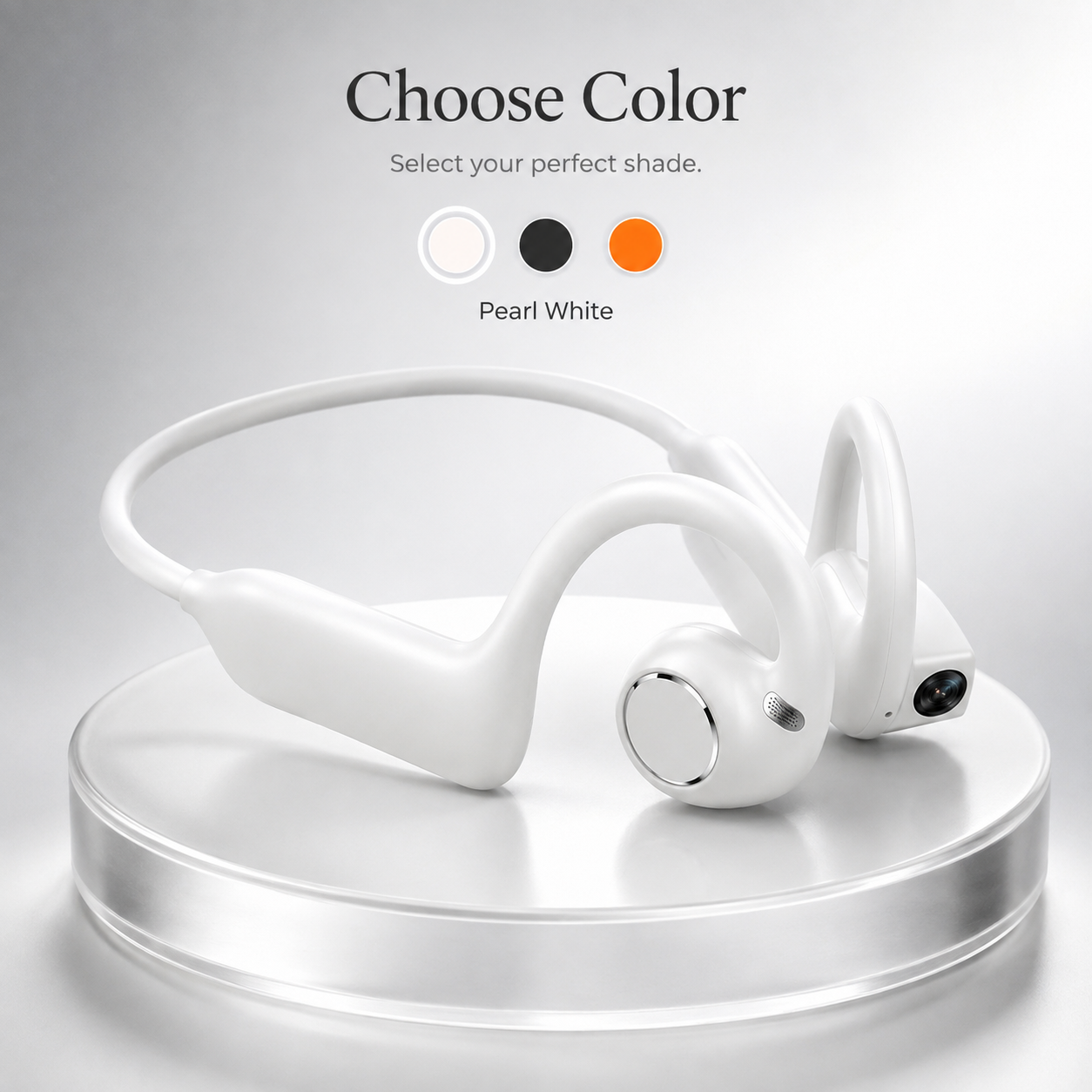 📸 AI Smart Open-Ear Camera Headset – Hands-Free POV Recording, Audio & Real-Time Translation