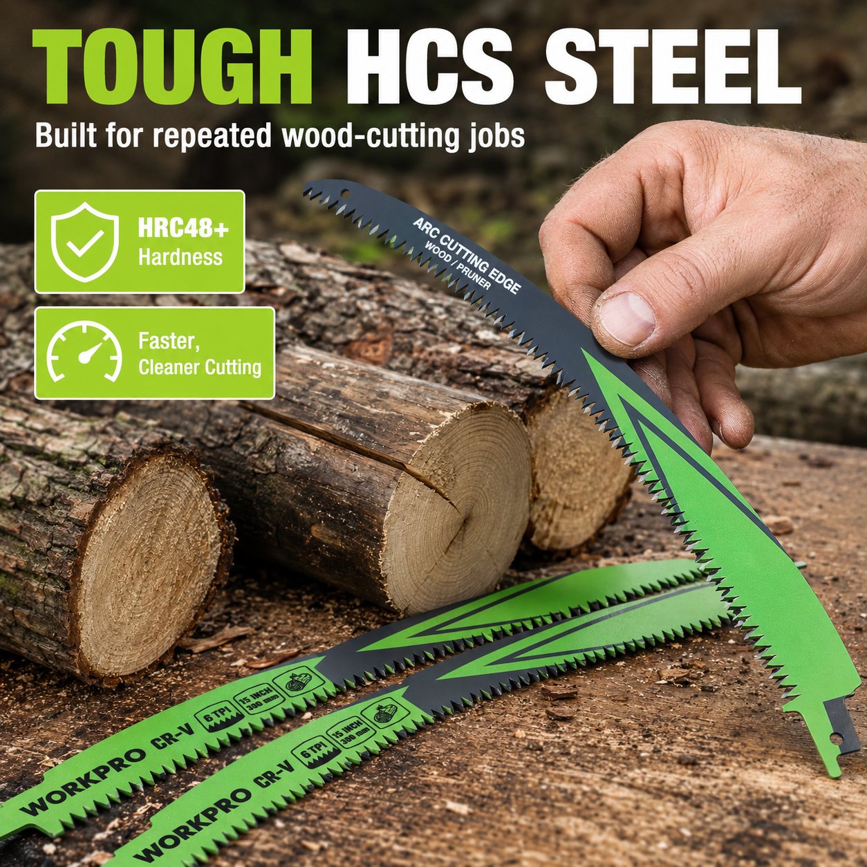 380 mm Wood Pruning Saw Blade Set 🪚