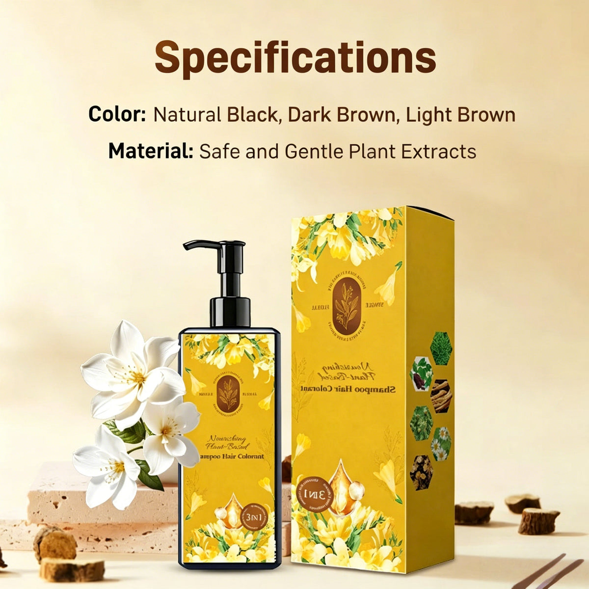 🌿Plant-Based Nutritional Hair Colorant