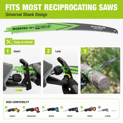 380 mm Wood Pruning Saw Blade Set 🪚