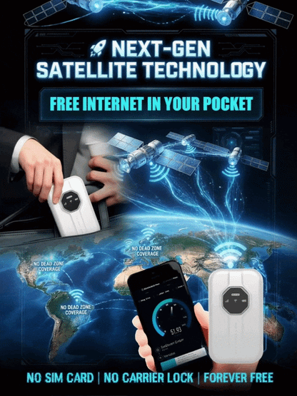 Newly upgraded in 2026, with global coverage - borderless portable Wi-Fi