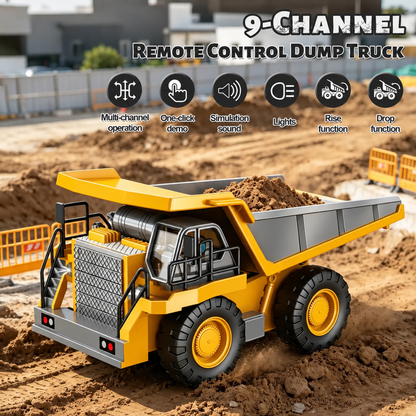 🔥 50% OFF 🎁4-Vehicle RC Construction Set🚜 Built For Little Builders