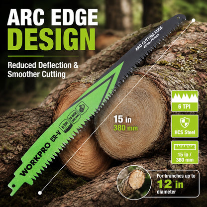 380 mm Wood Pruning Saw Blade Set 🪚