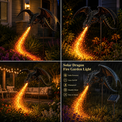 🐉 2027 "Dragon's Ember" Solar Garden Light 🔥 | The Ultimate Magical Outdoor Halloween Decoration