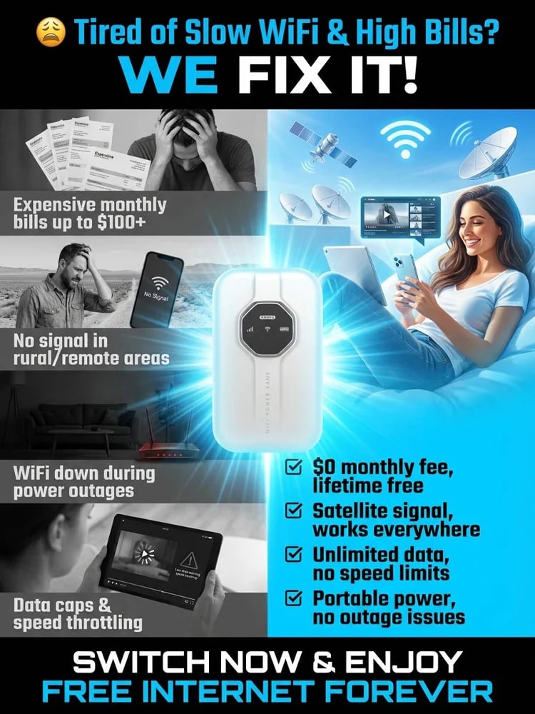 Newly upgraded in 2026, with global coverage - borderless portable Wi-Fi