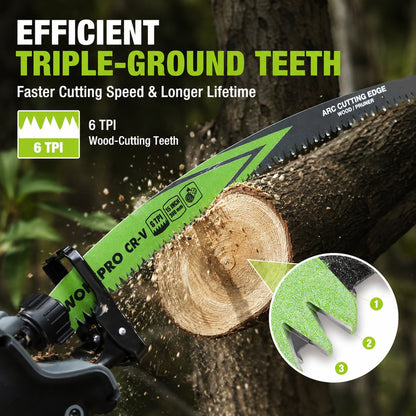 380 mm Wood Pruning Saw Blade Set 🪚