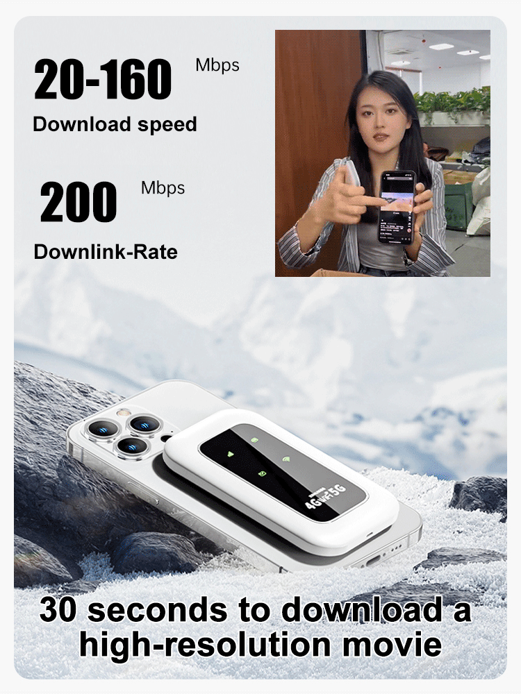 🔥Hot Sale🔥[Power on and use, free for life] All-network portable wifi