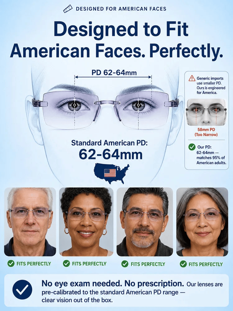 👓Regain Your Youthful Vision 🔥Smart Zoom Diamond-Cut Reading Glasses