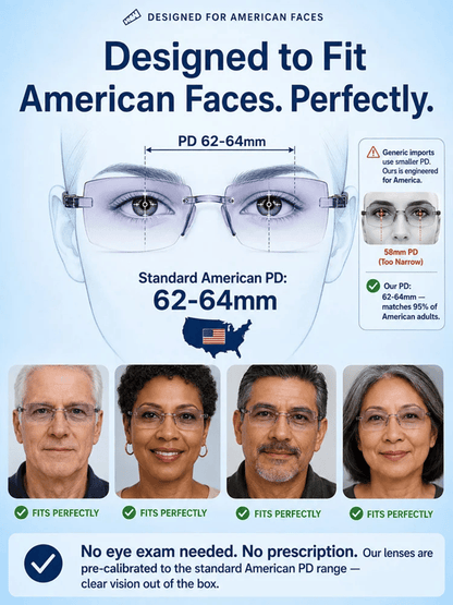 👓Regain Your Youthful Vision 🔥Smart Zoom Diamond-Cut Reading Glasses