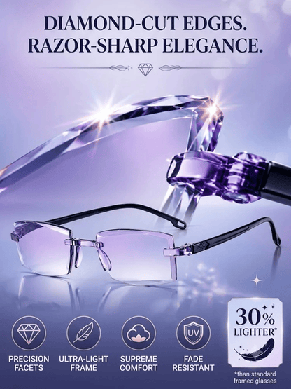 👓Regain Your Youthful Vision 🔥Smart Zoom Diamond-Cut Reading Glasses